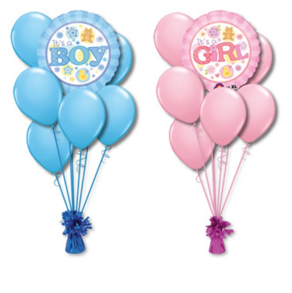 buchet balone latex cu heliu maternitate